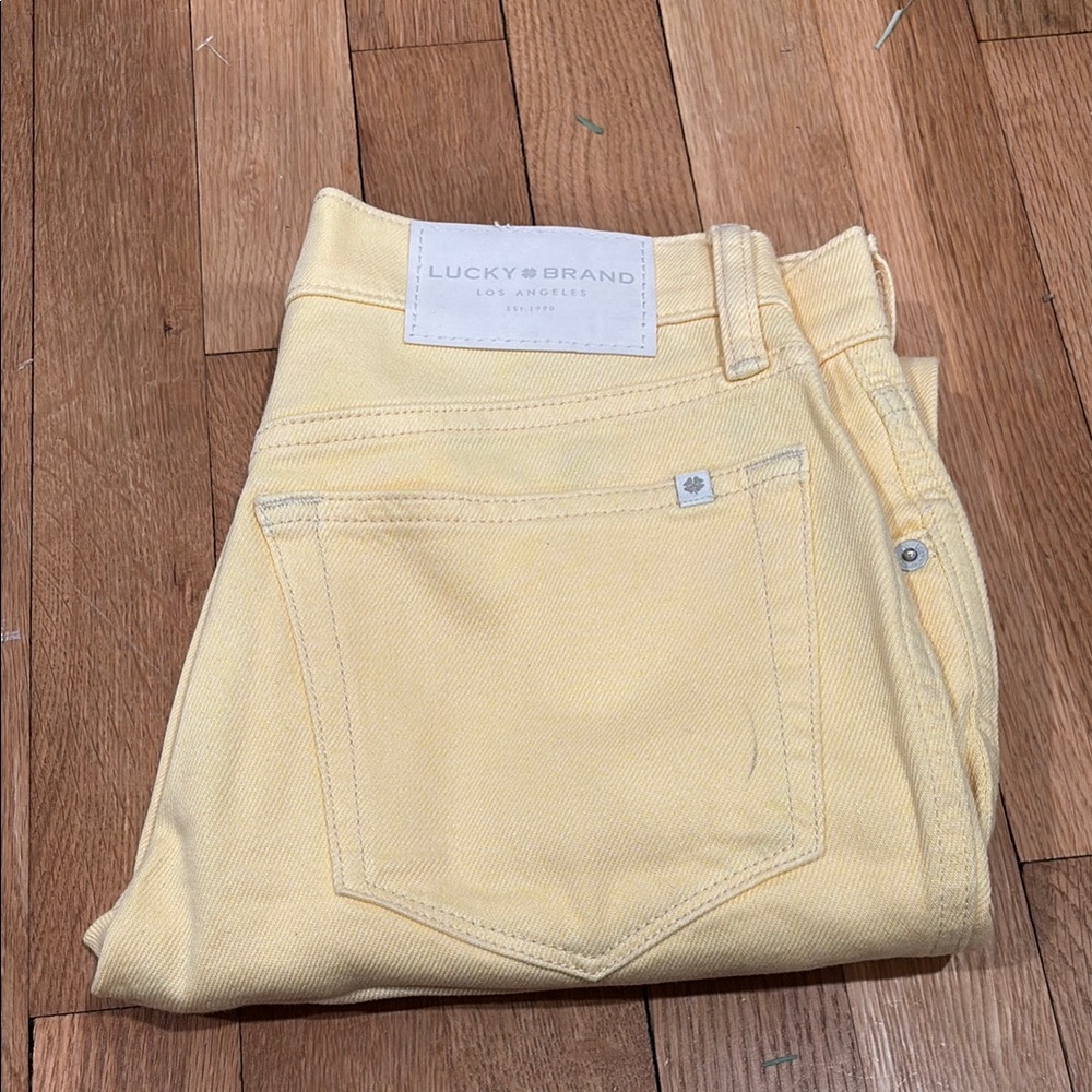 Lucky Brand Yellow Jeans